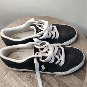 BLACK POLO Sneakers OLD size 11inches Approximately US mens 8.5